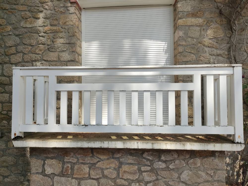 Nettoyage d'une barrière / avant - après