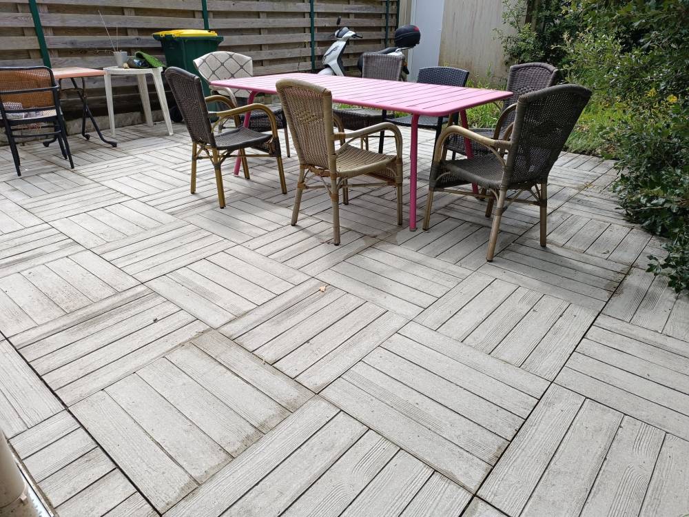 Nettoyage d une terrasse a la haute pression (1)
