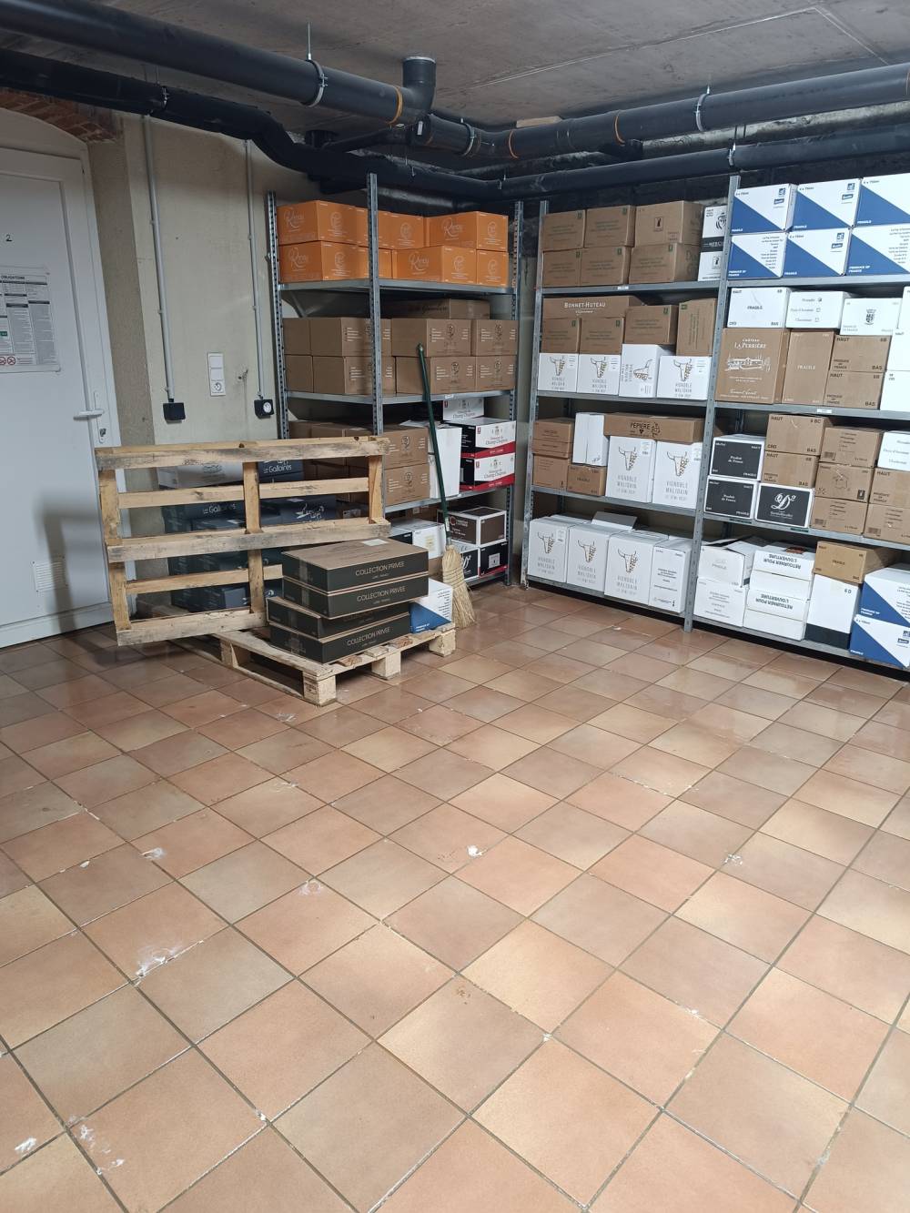 Nettoyage du sous sol du château de la frémoire a Vertou (49)